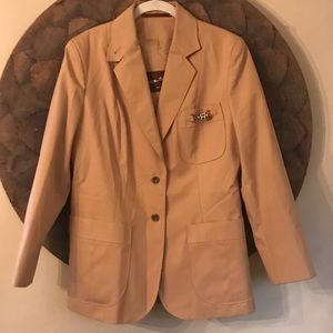 Etienne Aigner Tan Blazer